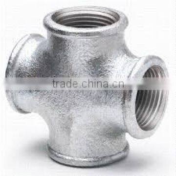 malleable iron pipe fitting cross