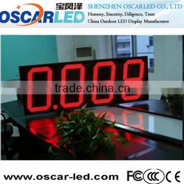 Hot sales led digital price number display/led programming sign display/gas station led display board