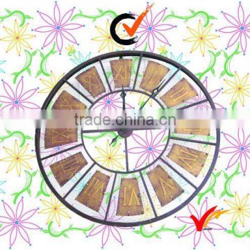 LWYW3324 big Metal decorative wall clock