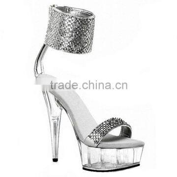Wholesale Sexy Pointe Shoes Fashion Lady Party Sandals Fashion Fancy Heel Sandals