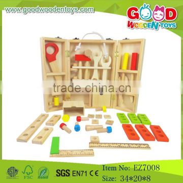 Hot Sale Wooden Tool Box Toy Set Wooden Carpenter Set