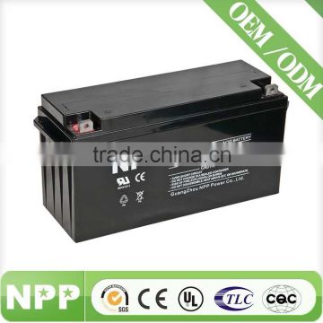 12v150ah made in China high capacity AGM storage battery