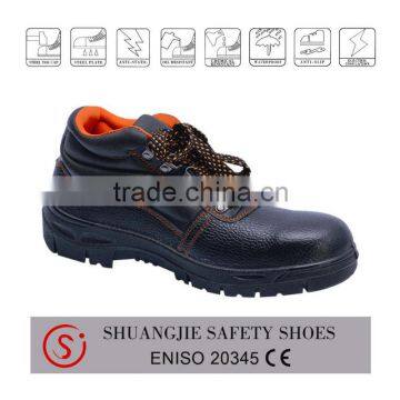 CE EN 20345 PU injected steel toe safety shoes 9091