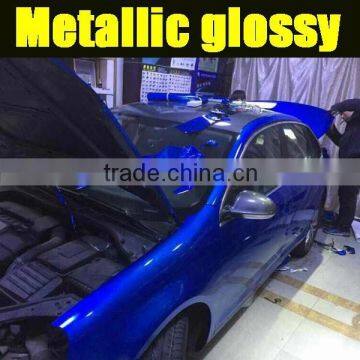 Supply Metallic Glossy Car Wrap Vinyl