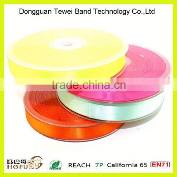 Customed colorful printed satin ribbon for kids