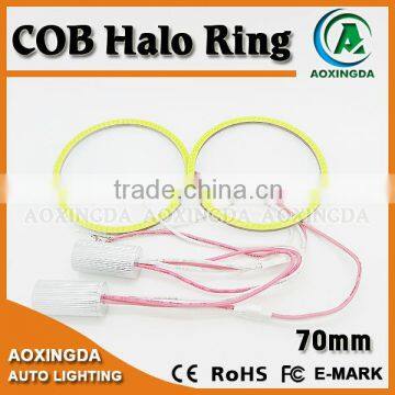 70mm cob headlight halos