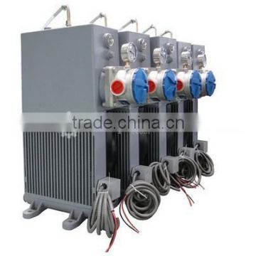 Cement truck oil cooler