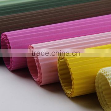 colorful corrugated paper