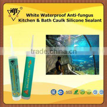 White Waterproof Anti-fungus Kitchen & Bath Caulk Silicone Sealant