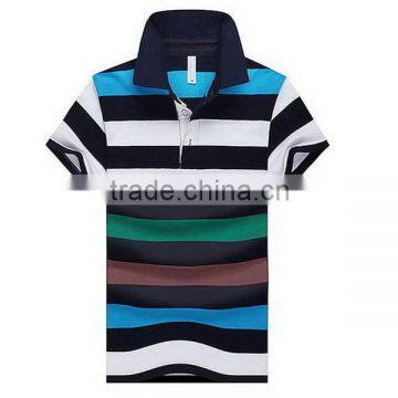 Design most popular short sleeve polo shirts male lapels