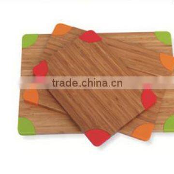 Non - Slip Chopping Block,Healthy 3-piece Bamboo Cutting Board Bamboo Cutting Boards Bamboo Chopping Blocks photo-3