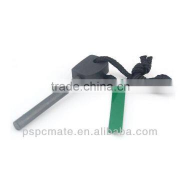 SURVIVAL MAGNESIUM FLINT ROD Fire Starter with scraper