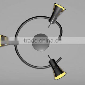 Italy Black Spot Light & Whte Spot Light for Dining Room With Triplets Light photo-2
