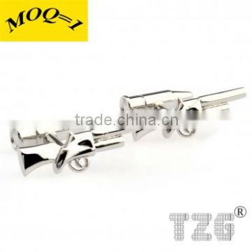 Fashion Stainless Steel Gun Cufflink