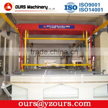 continuous electrogalvanizing line for steel sheet