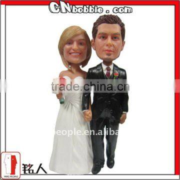 7" custom cake topper wedding