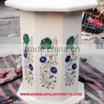 Marble Inlay Decorative Table base