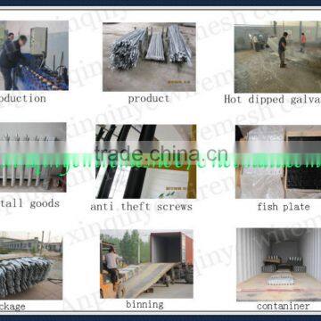 Rails 40x40mm 45x45mm 50x50mm Palisade fencing