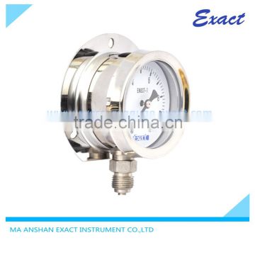 All Stainless Steel Panel Mount Pressure Gauge Used Worldwide