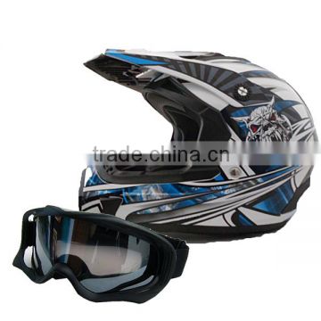 China Popular pitbike atv dirt bike full face motorcycle helmet