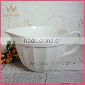 WG515 striped ceramic milk creamer