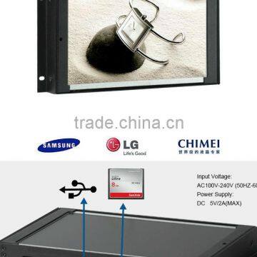 Auto Loop Picture Video Open Frame Lcd Screen, Industrial Mini 10" Advertising Display Frame, Frameless Digital Signage Player photo-3