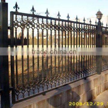 2013 Top-selling modern hand forged outdoor iron railings