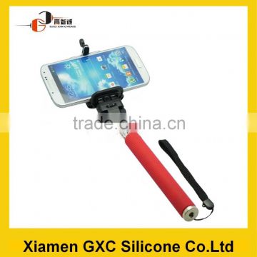 china wholesale wireless mobile phone selfie stick silicone handheld monopod bluetooth