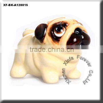 unglazed wholesale ceramics mini dog coin bank