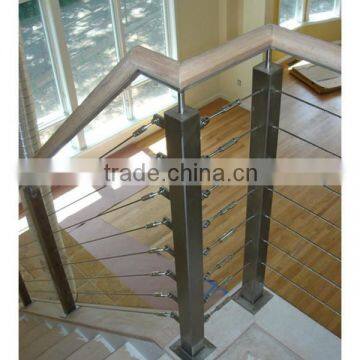 Stainless Steel Cable Railing System With Cable Tensor