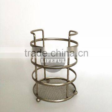 Utensil Storage Holder, Satin Finish