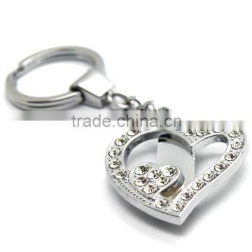 Heart Cute Metal Clip Pendant Keychain photo-2