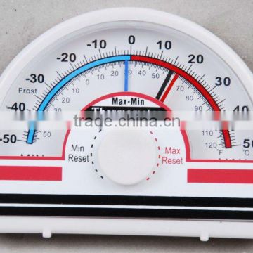 bimetal min-max thermometer