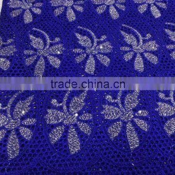 2016 Best Selling White Swiss Voile Lace Fabrics Cotton Voile Lace on Sale photo-5