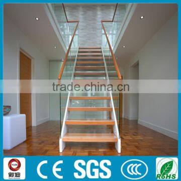 Decorative Residential Steel Wood Straight Staircase photo-6