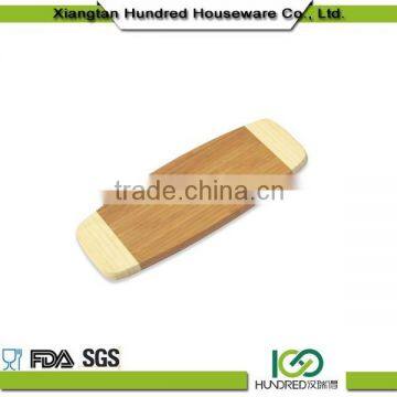 Two color bamboo vegetable cutting boards wooden cutting board in stock from China factory