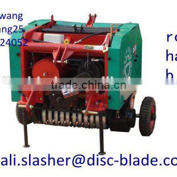 mini round hay balers grass bale machine