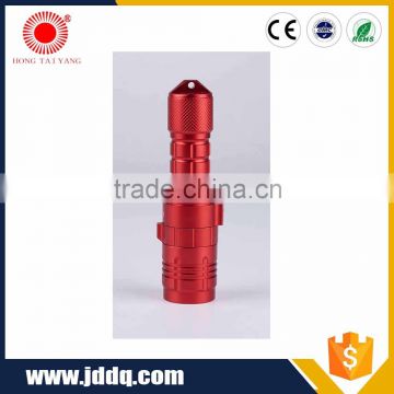 CE & RHOS red mini divinglamp high power zoom flashlight