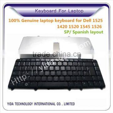 100% Genuine Laptop Keyboard for DELL 1525 1545 1420 1520 1526 Spanish layout black