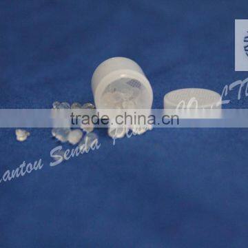 food silica gel desiccant plastic container, plastic bottle for packing desiccant