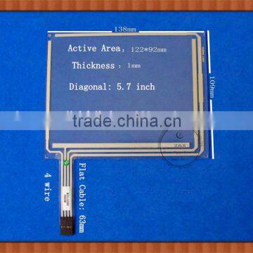 Original 5.7" inch 4 Wires Resistive Touch Panel Screen 98860 for AMT