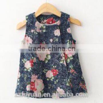 Princess Girls Summer Embroidery Vest Dress Without Sleeve With Traditional Styles photo-4