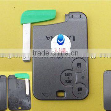 New 3 Button Uncut Blade Replacement For Renault Laguna Remote Smart Card Key Shell Case