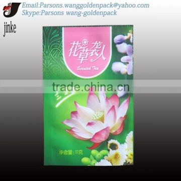 Alibaba China supplier high quality wholesale custom printed plastic three sides sealed bag