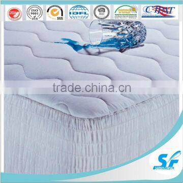 anti-dust 100% 233Tc/300TC cotton fabric waterproof quilted hotel alternative mattress