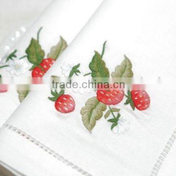 handmade embroidery napkin