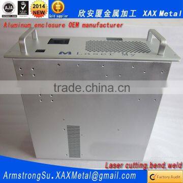 XAX136Alu OEM ODM customized laser cut bend weld plate aluminum DIN41491 DIN41494 box