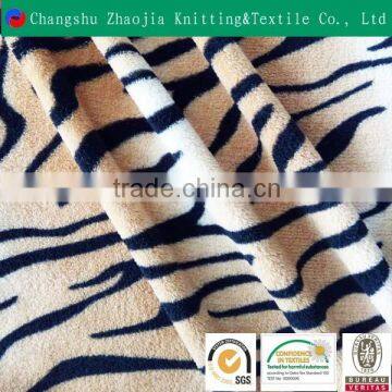 Comfortable Soft Tiger Stripe Printed Double Faced Coral Fleece Fabric,sofa Upholstery Fabric,softtextile Baby Blanket Fabric photo-2