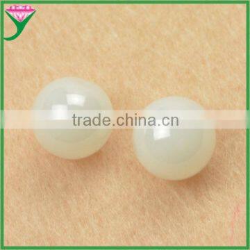 china bead manufacturers factory price 8mm round cheap white glass beads