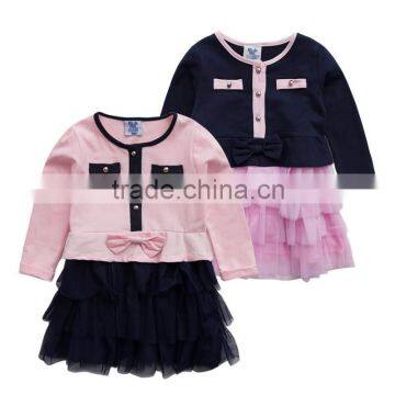 Hot-sale Kid Wear Clothes Pretty Fashion Design Wedding Girl Dress